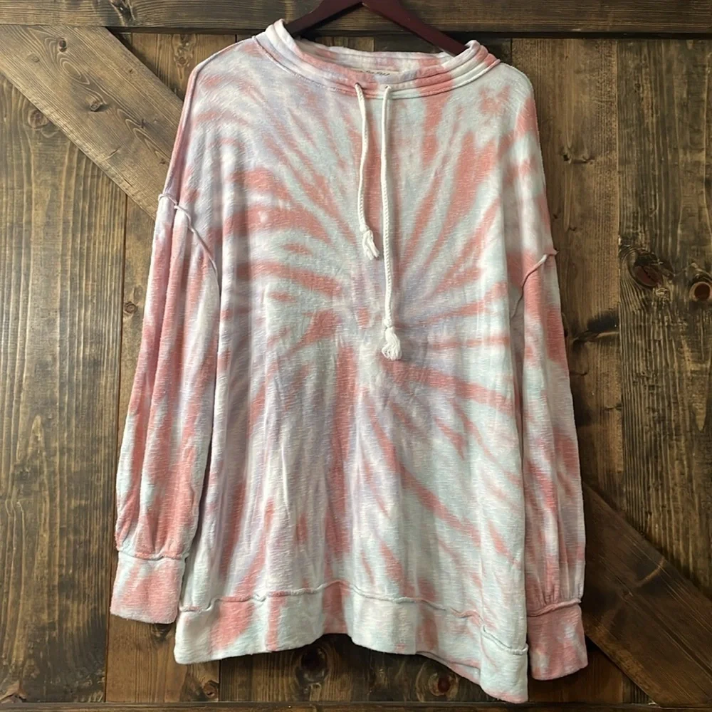 FREE PEOPLE Best Catch Tie Dye Tunic